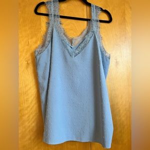 Light blue camisole blouse